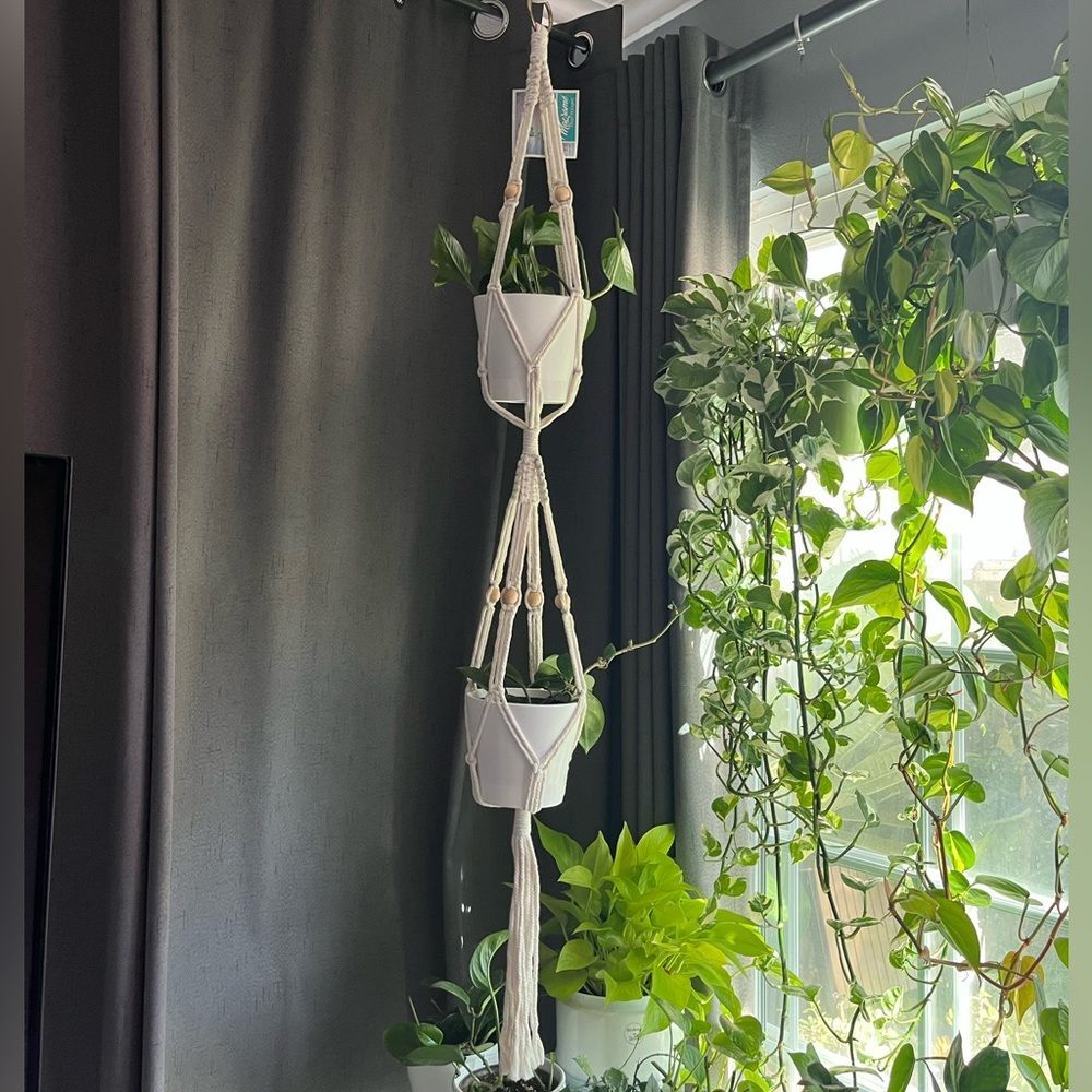 2 Pot Macrame